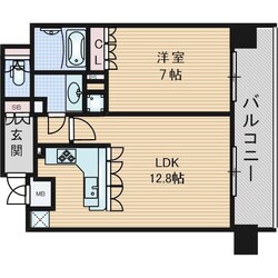 リーガル岡崎橋の物件間取画像